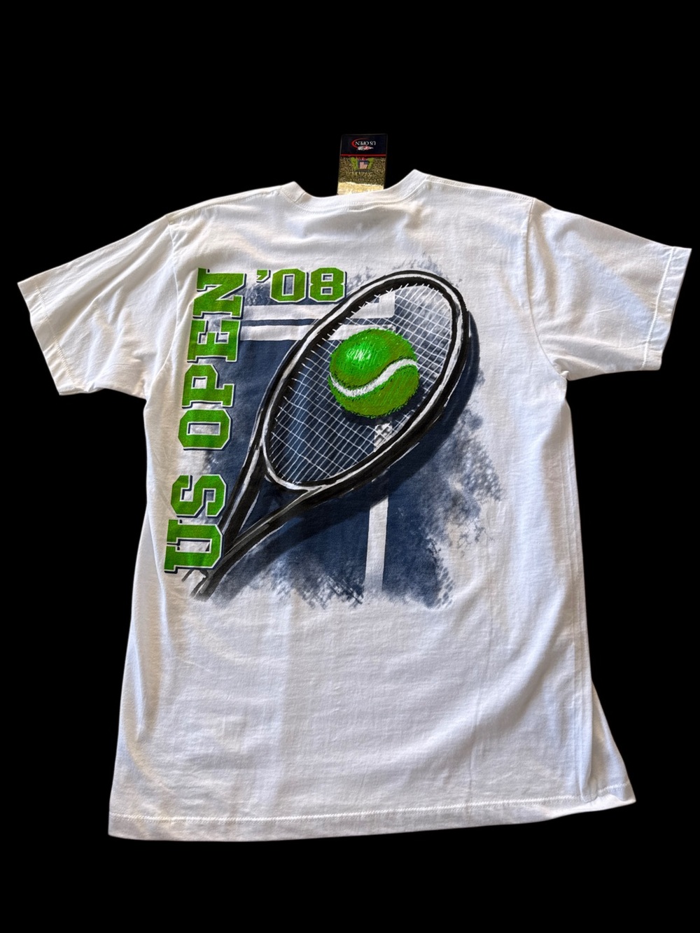 Vintage 2008 US Open Tennis Championships Graphic T-Shirt - unisex Size M /NWT